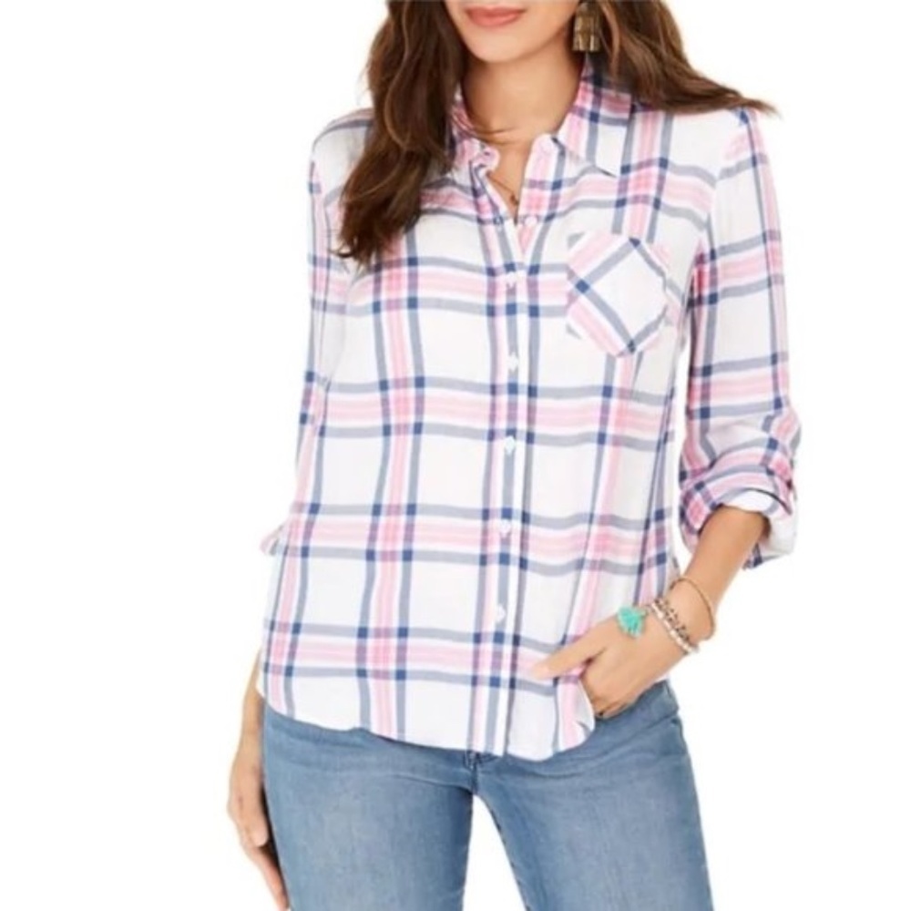 Style & Co. Relaxed-Fit Plaid Shirt